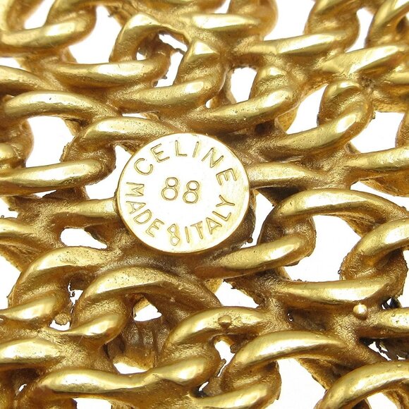 Celine Brooch Pin Gold - Picture 10 of 10